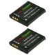 ChiliPower Li-50B batterie pour Olympus - 1000mAh - pack de 2 - Image 1