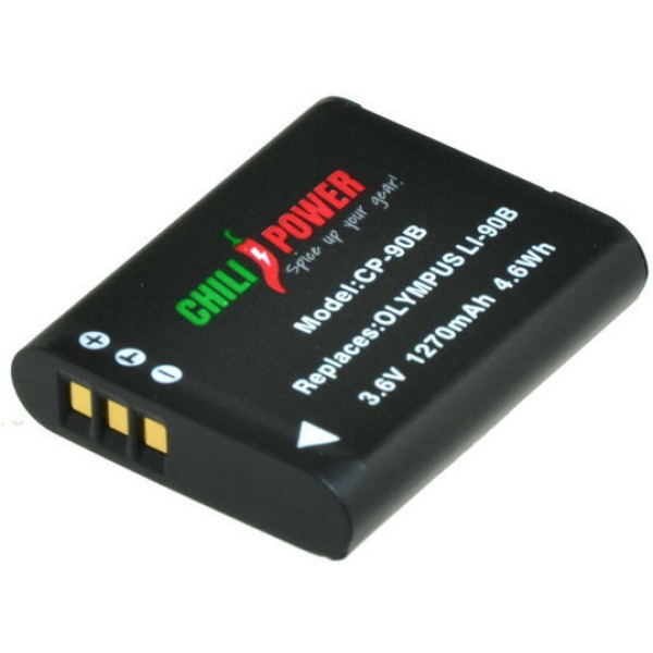 Batterie ChiliPower Li-90B / Li-92B pour Olympus - 1270mAh