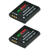 Batterie ChiliPower Li-90B / Li-92B pour Olympus - 1270mAh - Pack de 2