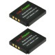 ChiliPower NP-50 batterie pour Fujifilm - 950mAh - Pack de 2 - Image 2