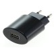 Chargeur de voyage compact Huismerk pour Samsung - 2,4A - noir - Image 2
