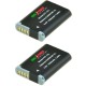 ChiliPower NB-12L batterie pour Canon - 1950mAh - Lot de 2 - Image 2