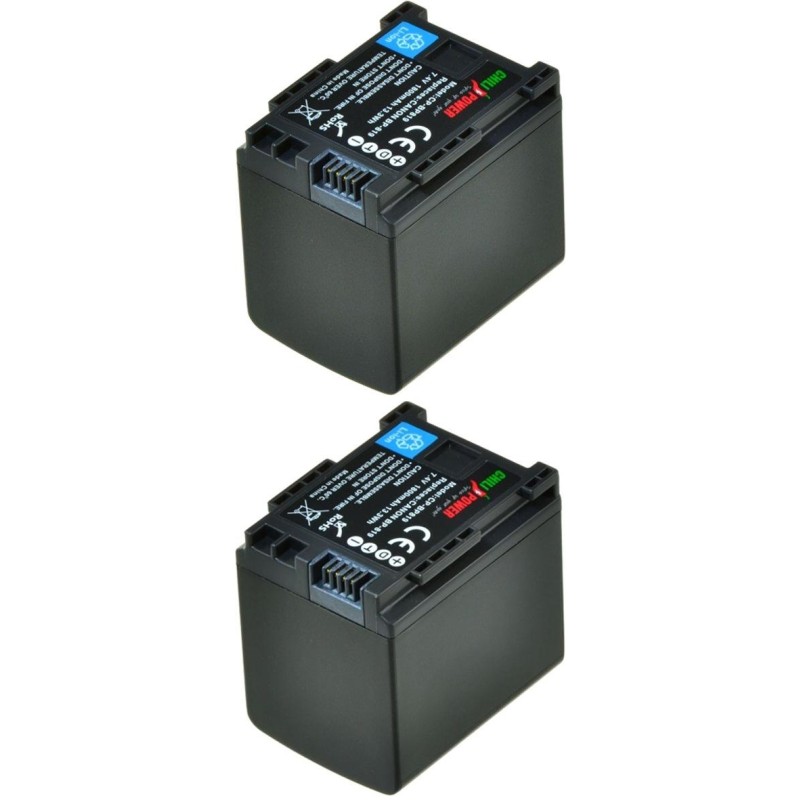 ChiliPower BP-819 accu voor Canon - 1800mAh - 2-Pack