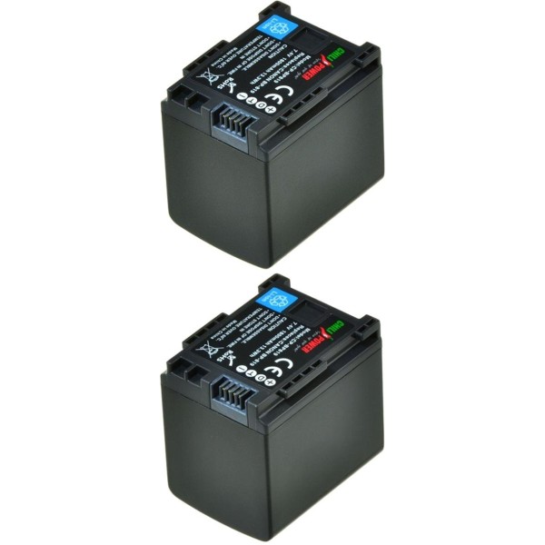 ChiliPower BP-819 batterie pour Canon - 1800mAh - pack de 2