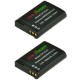 ChiliPower EN-EL23 batterie pour Nikon - 1800mAh - Pack de 2 - Image 2