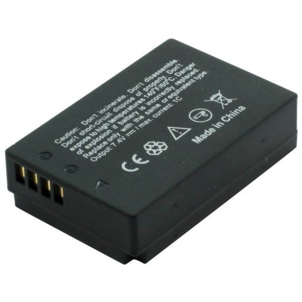 Batterie de caméra compatible avec Canon EOS M50 - Li-ion 800mAh avec protection