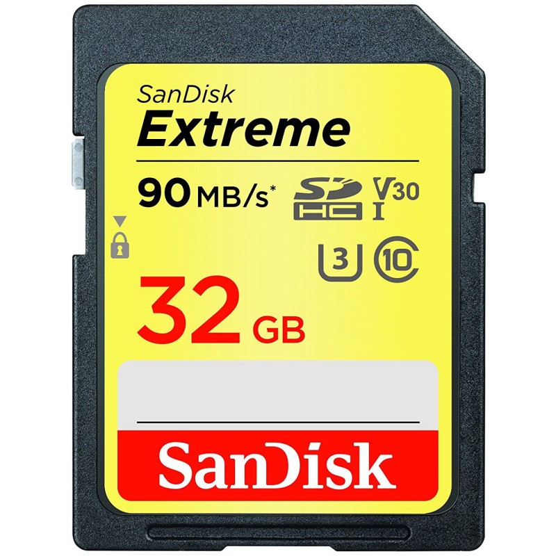 Sandisk SDHC geheugenkaart - 32GB - Extreme - U3