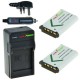 ChiliPower 2 x NP-BX1 batteries pour Sony - kit chargeur + chargeur voiture - version UK - Image 1