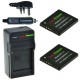 ChiliPower 2 x NB-11L batteries pour Canon - kit chargeur + chargeur voiture - version UK - Image 1