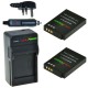 ChiliPower 2 x EN-EL12 batteries pour Nikon - kit chargeur + chargeur voiture - version UK - Image 1
