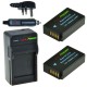 ChiliPower 2 x EN-EL20 batteries pour Nikon - kit chargeur + chargeur voiture - version UK - Image 1