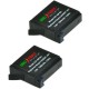 ChiliPower AHDBT-401 batterie pour GoPro Hero4 - Pack de 2 - Image 1