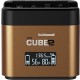 Hähnel ProCube2 - Chargeur double professionnel pour Olympus BLN-1, BLS-5, BLH-1 avec port USB et adaptateurs universels - Image 2