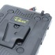 Rolux V-Mount Battery Plate RL-BMG pour Blackmagic URSA Mini - Support de batterie professionnel avec connexion D-tap - Image 4