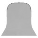 StudioKing Background Board BBT-03 panneau de fond gris 400x150 cm pliable pour photo et vidéo - Image 1