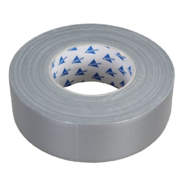 Deltec Gaffer Tape Pro gris 46 mm x 50 m - ruban adhésif professionnel repositionnable sans résidus