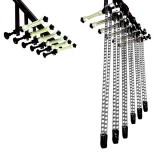 StudioKing MBG-2006 support mural pour 6 rouleaux de fond de studio photo