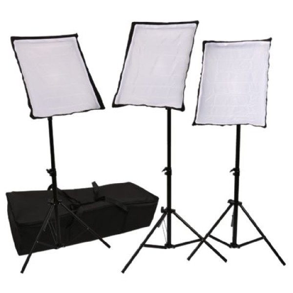 StudioKing SB03 kit d'éclairage continu 3x135W avec softbox pour photo et vidéo