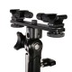 Falcon Eyes Twin Mount Tilting Bracket CLD-14A avec 2 adaptateurs sabot flash - Image 2