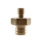 StudioKing spigot adaptateur MC-1060 1/4" mâle vers 3/8" mâle pour matériel photo et vidéo - Image 1