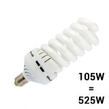 StudioKing lampe spirale lumière du jour 105W E27 ML-105 5500K pour photographie de studio