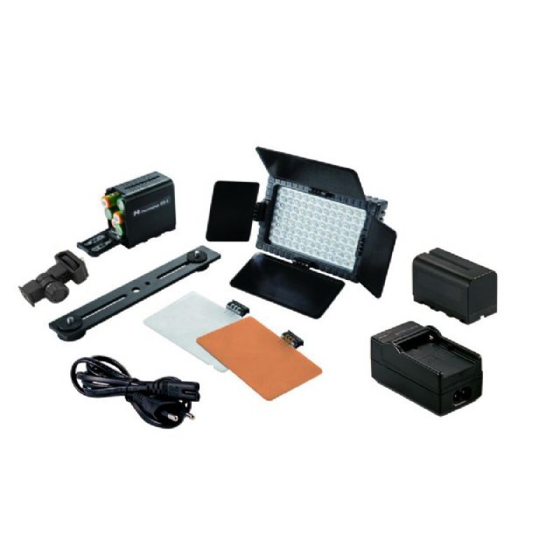 Falcon Eyes LED Lamp Set Dimbaar DV-160V-K2 incl. Accu