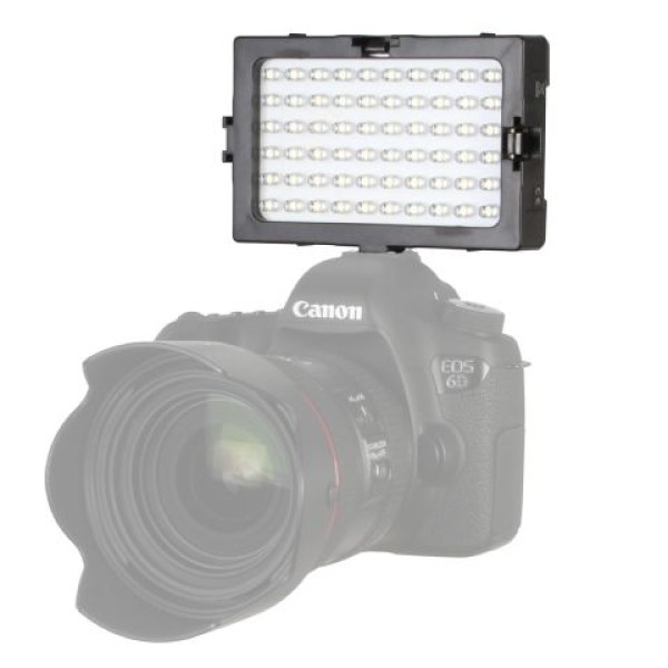 Falcon Eyes LED camera verlichting dimbaar DV-112LTV met 112 LEDs en daglicht kleurtemperatuur