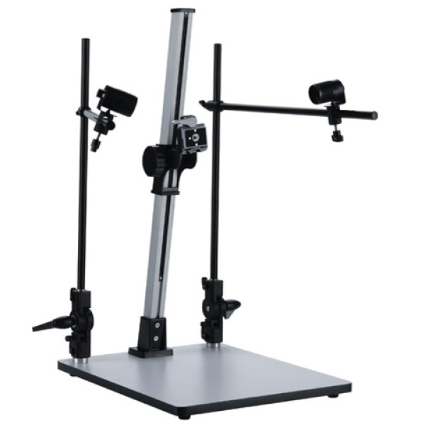 Falcon Eyes Copy Stand CS-730 - table de reproduction professionnelle avec support caméra réglable et deux supports de lampe flexibles
