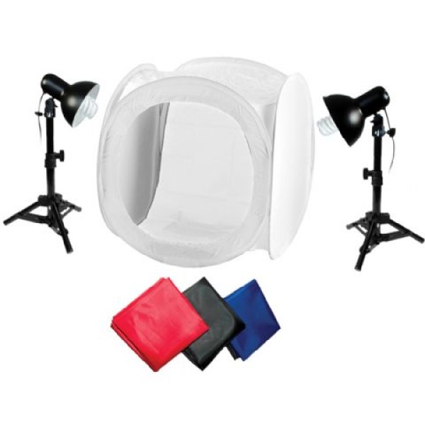 StudioKing WTK75 kit photo studio professionnel avec tente lumineuse et fonds 75 cm