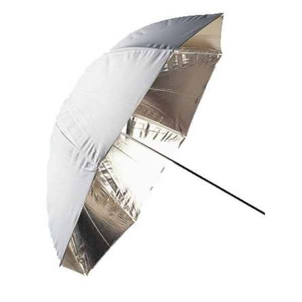 Falcon Eyes parapluie flash UR-32G or/blanc 80 cm pour studio photo