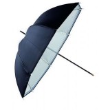 Falcon Eyes parapluie flash URN-48TSB1 diffuseur blanc avec housse argent/noir 122 cm