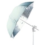Falcon Eyes Jumbo parapluie flash UR-T86S argent/blanc 216 cm