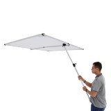 Falcon Eyes Flag Panel Set CR-1520K1-CR-T 150x200cm - panneau diffuseur pliable avec bras de perche et sac de transport