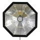 Linkstar octabox pliable avec grille nid d'abeille QSOB-11HC 110 cm pour portraits et produits - Image 2