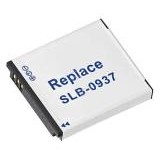 Batterie d'appareil photo SLB-0937 compatible avec Samsung - Lithium-ion 750mAh