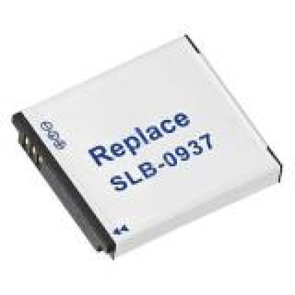 Batterie d'appareil photo SLB-0937 compatible avec Samsung - Lithium-ion 750mAh