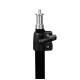 Falcon Eyes Lampstatief I-2001 82-200 cm - pied de lampe universel avec adaptateur spigot et réglage en hauteur - Image 2