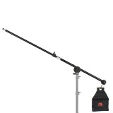 Falcon Eyes Boomarm + Zandzak LB-22H 75-139 cm - bras de perche réglable avec sac de sable pour éclairage de studio professionnel