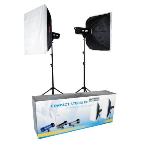 Falcon Eyes Studioflitsset TFK-2900A avec 2 flashes de 900Ws et accessoires complets