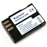 Batterie d'appareil photo compatible avec Pentax D-Li90 pour 645D, K-01, K-3, K-5 et K-7 - 1700mAh