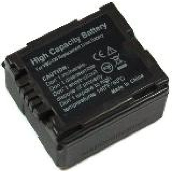 Batterie d'appareil photo compatible avec Panasonic VW-VBG130, lithium-ion 1200mAh