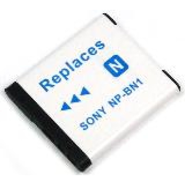 Batterie d'appareil photo NP-BN1 compatible avec Sony - Lithium-Ion 630mAh