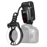 Kenro TTL macro ringflitser KFL201N pour Nikon avec 8 bagues adaptatrices