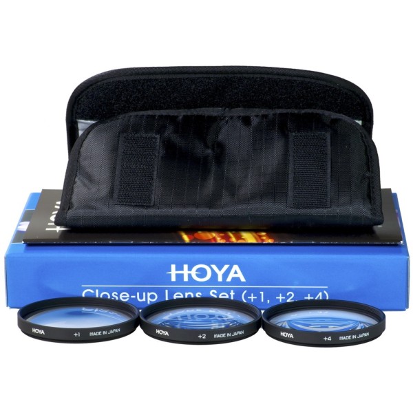 Hoya filtre close-up set (+1, +2, +4), HMC II - 55mm