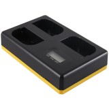 Huismerk chargeur triple pour Canon LP-E6, LP-E6N et LP-E6NH - charge 3 batteries simultanément