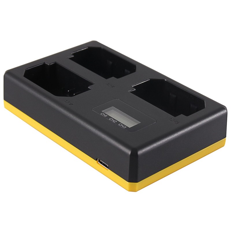 Triple Lader Sony NP-FZ100 - Laadt 3 accu's, ook tegelijkertijd