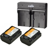 Jupio Kit : 2 batteries NP-FZ100 2040mAh + chargeur USB double pour appareils photo Sony