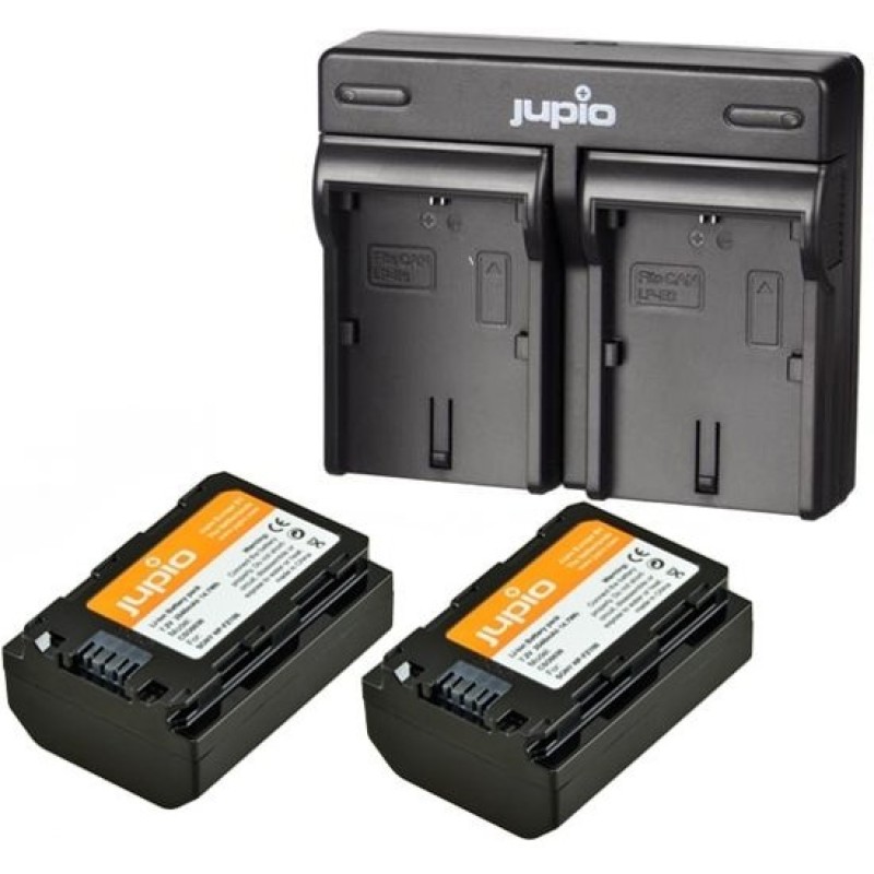 Jupio Kit 2 x camera-accu NP-FZ100 2040mAh + USB Dual lader