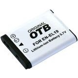 Batterie d'appareil photo compatible avec Nikon EN-EL19, lithium-ion 700mAh