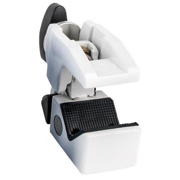 Kupo Convi pince blanche - fixation universelle pour lampes sur tubes et surfaces (5-51mm, capacité 20kg)